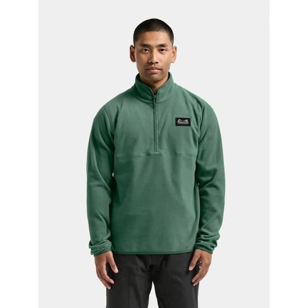 Polaire 1/2 zip Didriksons Vito mörk mossa jag
