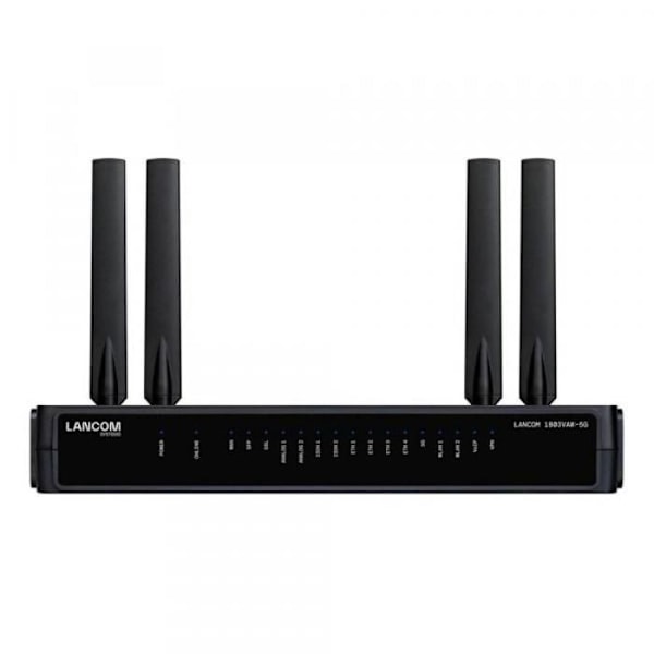 Router - LANCOM - 1803VAW-5G EU - SD-WAN VoIP Gateway - 5G - Wi-Fi 6 Svart