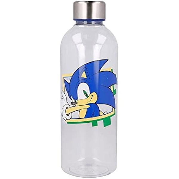 Glasflaska - STOR - Sonic - 850 ml - Borosilikatglas - Kork av bambu Flerfärgad