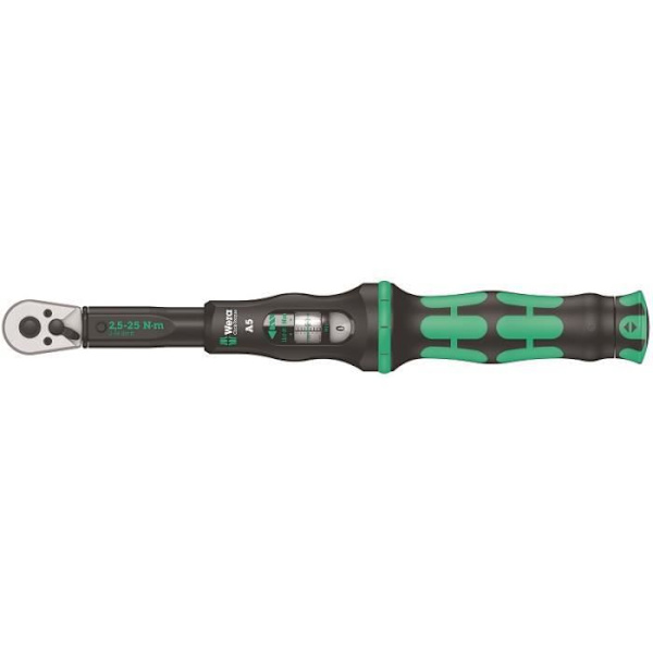 Ratschasnyckel - Wera - Click-Torque A 5 - 1/4" - 2,5-25 Nm - Ergonomisk