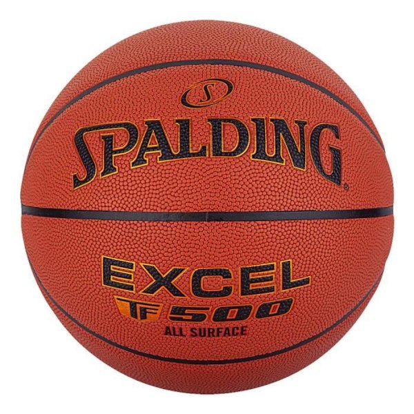 Basketboll - Spalding - Excel TF-500 - Kompositläder - Orange - Unisex - 7