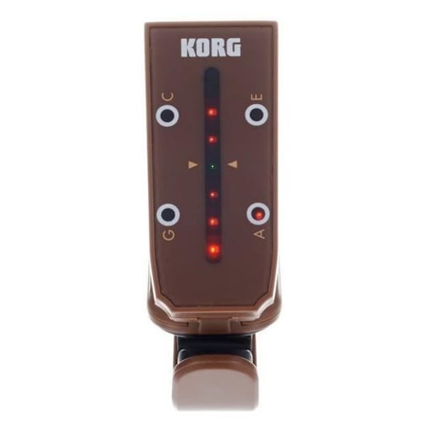 Tuner - KORG - Headtune HT-U1 - Brun - Ukulele Kompatibilitet - Klämma