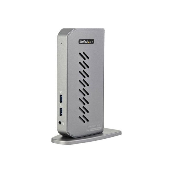 USB-hub - Startech - DK30A2DHUUE - 6 portar USB A - 1 portar RJ-45 - Svart