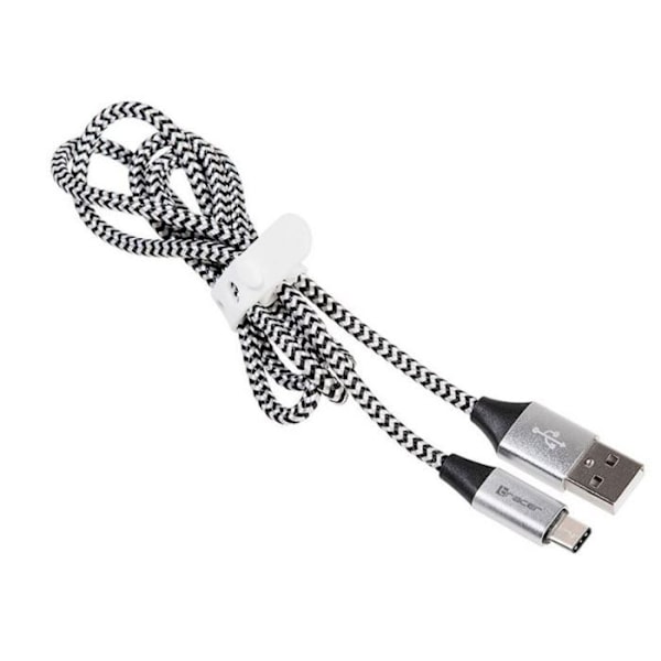 Andra USB-enheter Tracer - TRAKBK46265 - 1 m USB-kabel USB 2.0 USB C USB A Svart, Silver