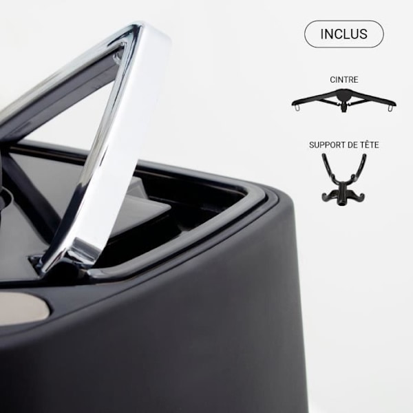 STEAMONE vertikal ångbåt - H18B - 1800 W - 40g/min - 1,8L Skinande svart