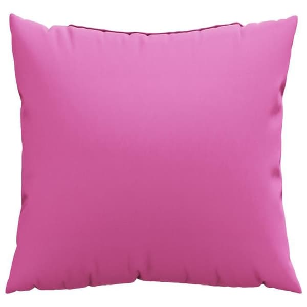 Dekorativa kuddar 4 st Rosa 60x60 cm Tyg