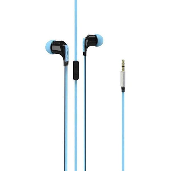 Vivanco Talk 4 In-Ear-hörlurar - Blå - Universell enhetskontroll blå