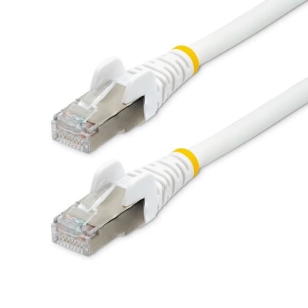 Startech 2m CAT6a Ethernet-kabel - Vit - Low Smoke Zero Halogen (LSZH) - 10GbE 500MHz 100W PoE++ Snagless RJ-45