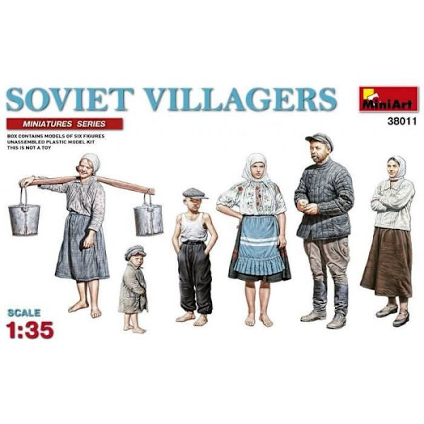 Sovjetiska bybor miniatyrfigur - MiniArt
