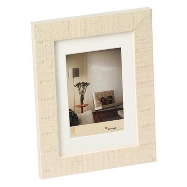 Bildram - WALTHER - HOME 15X20 - Creme trä - Rektangulär - Tidlös klassiker Grädde