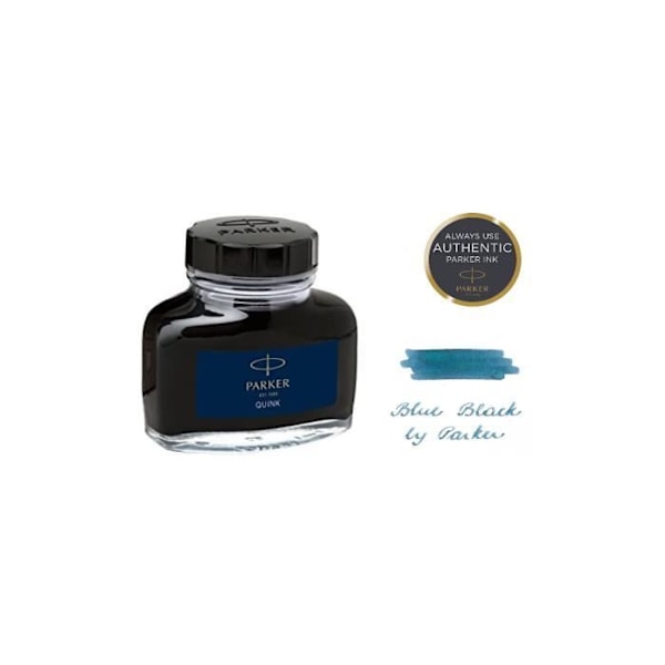 Bläckflaska - PARKER - Quink - 57 ml - Blå/Svart - Optimal prestanda Blått/svart bläck