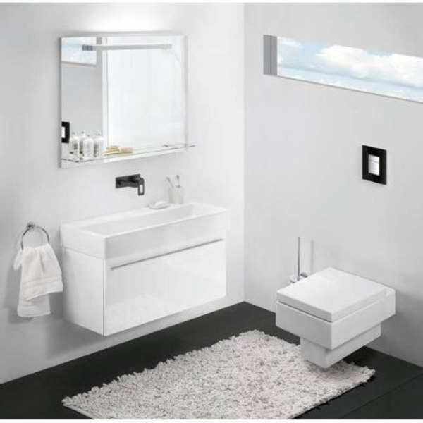 GROHE Skate Cosmopolitan WC spolplatta Velvet Black 38845KS0 (Import från Tyskland)