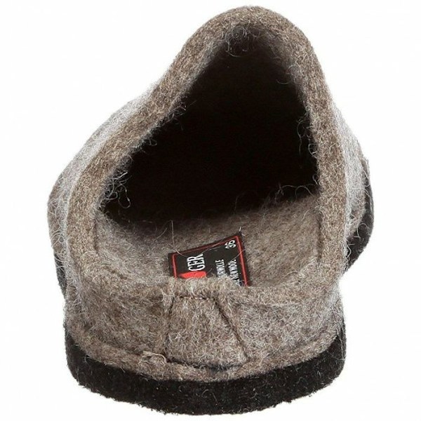 Chaussons - HAFLINGER - FLAIR SOFT - Beige - Platt klack - Rund tå Beige 42