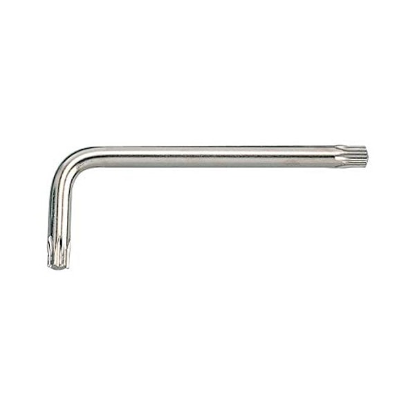 Clé Mâle Coudée - KING TONY - 114730R - Resistorx® - Stål SNCM +V - Torx T30