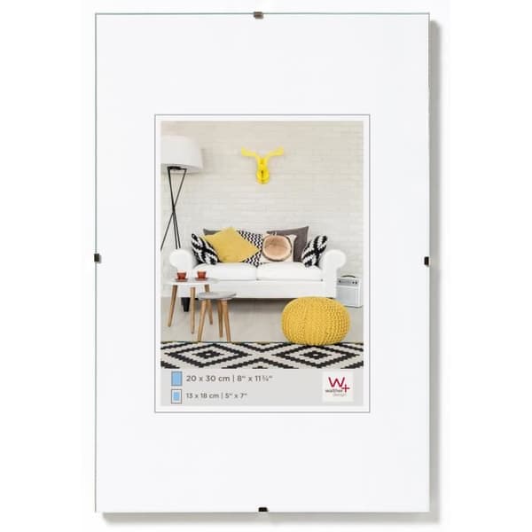 Ramklipp - RB_A - antireflexglas - 21x30 cm - transparent transparent