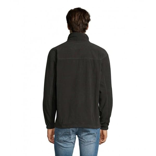 Fleecejacka - Sol's - North - Antracit - Man - Slim Fit Grå jag