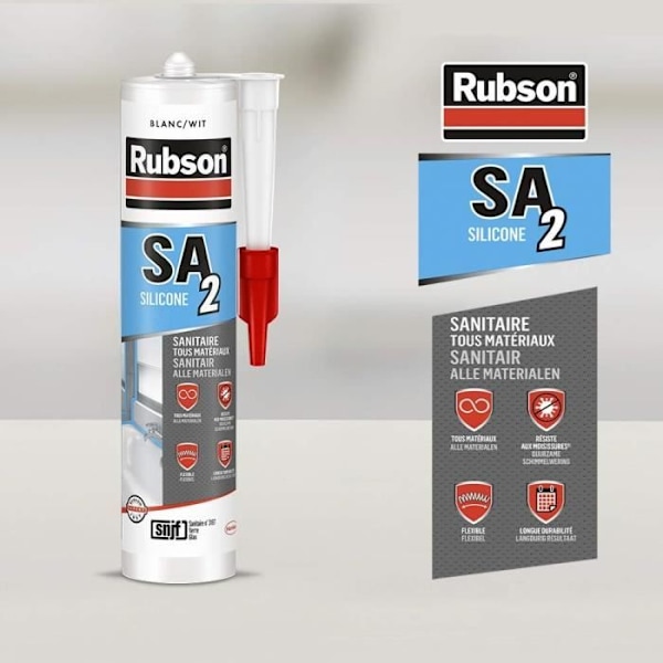 Spackel SA2 - professionell - vit - 280 mL Vit