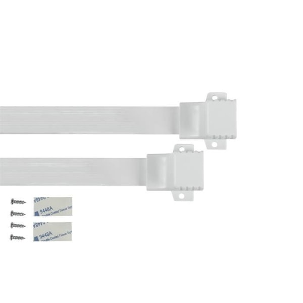 Ethernetkabel RJ45 - Ultrahinn - 25cm - Vit - Fönsterpassage - Anslutningskabel