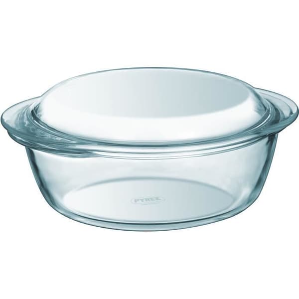 Set med 2 ugnsformar - PYREX - Glas - Rund - 1 L Transparent