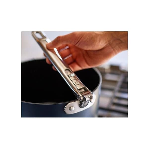JOSEPH JOSEPH Space Non-Stick kastrull med hopfällbart handtag 15cm Blå Blå