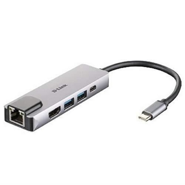 D-Link DUB-M520 5-i-1 USB-C Hub