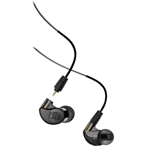 MEE audio M6 PRO 2nd Generation trådbundna in-ear-hörlurar 3,5 mm jack svart svart