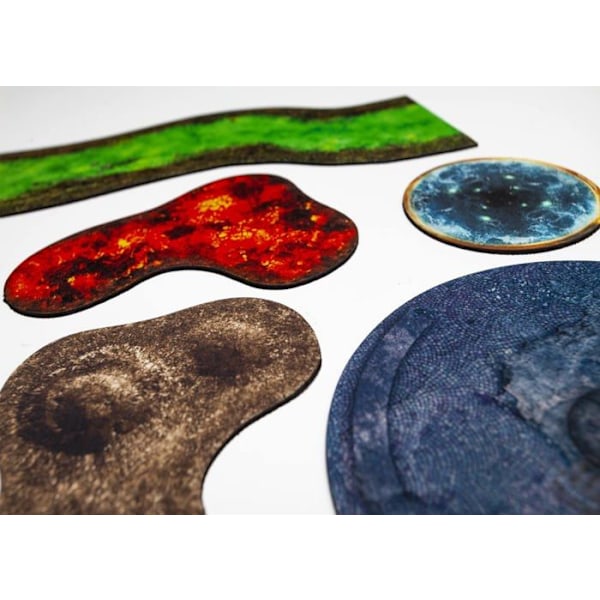 Tapis för pussel Playmats - T026 - .eu Zoner i neopren för Warmachine/Hordes - Gräs
