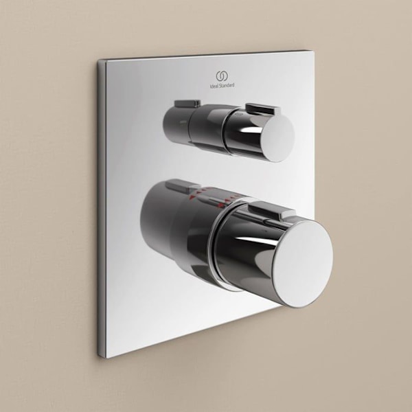 Idealisk standard - A7522AA - Ceratherm C100 Individuell inbyggd termostatblandare med avledare för badkar/dusch