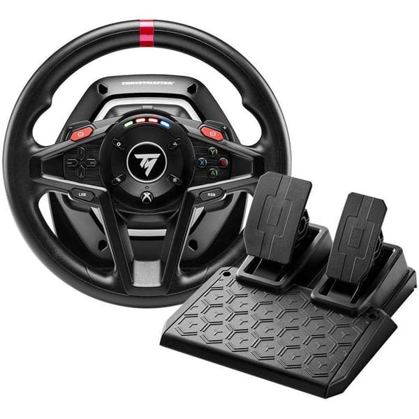 Force Feedback Racing Wheel - THRUSTMASTER - T128 SimTask Pack - Xbox Series X|S, Xbox One, PC Svart
