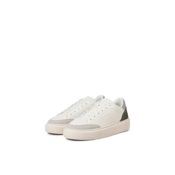 Baskets i PU Jack & Jones Aspire vit/dimblå/slottsten 46