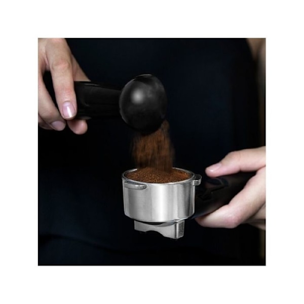 Kaffemaskin Cecotec Espresso Power Espresso 20. Tryck 20 bar, 1,5 L tank, Dubbel utgångsarm, Ångmunstycke, Bricka Rostfritt stål och svart