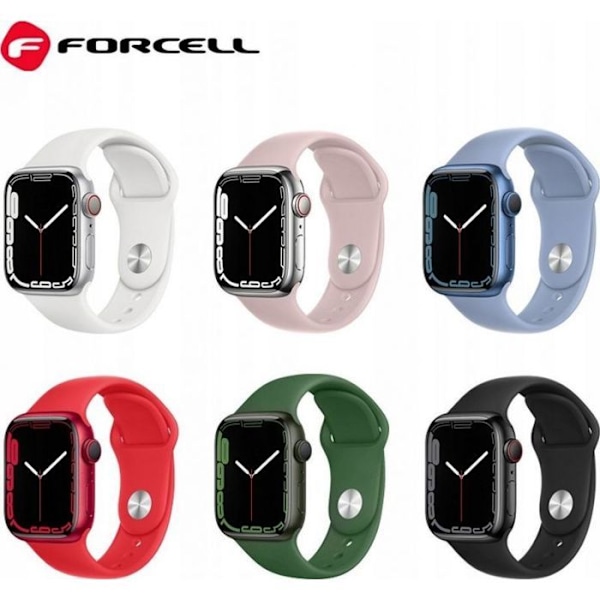 Armbandsur säljs separat Forcell Armband F-Design FA01 för Apple Watch 38/40/41 mm, vit