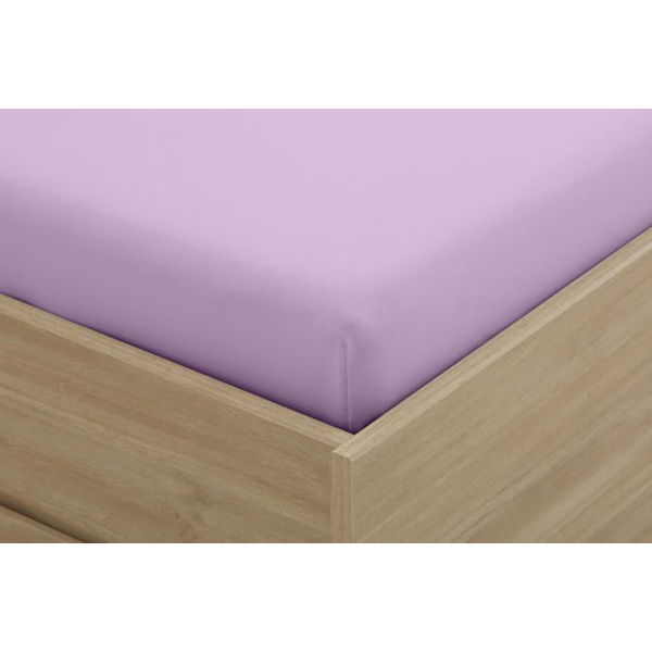 Grader hemprydnadslakan - LB2L -, Justerbar prydnadslakan 105x190 Borstad mikrofiber lila