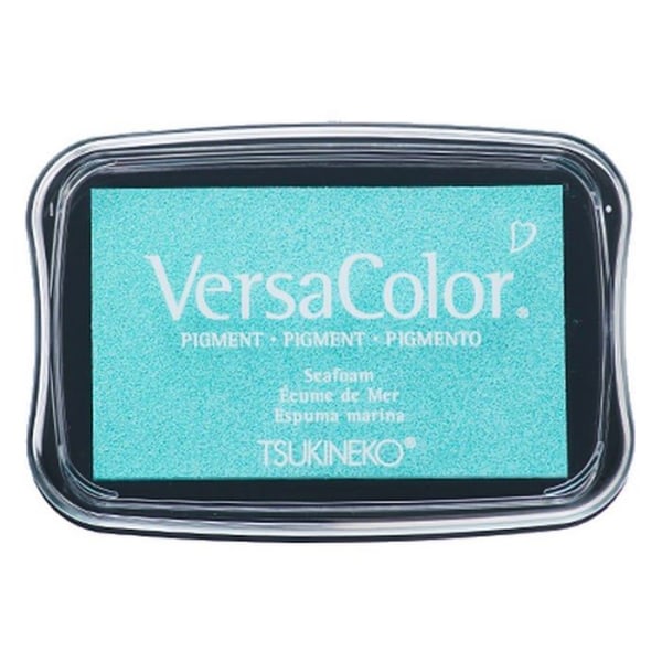 Versacolor pigmentkuddar dekorativ bläckdyna - VC138 - Tsukineko Pigment Versacolor stämpeldyna, havsskum