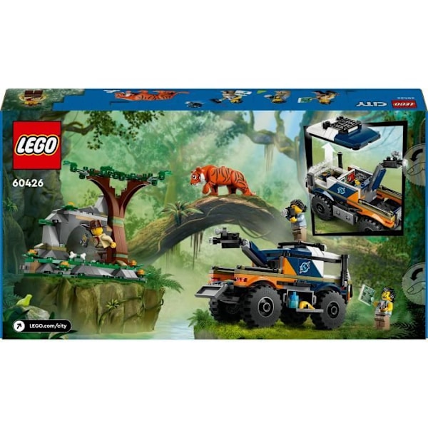 LEGO® City 60426 Jungle Explorers terrängbil, barnleksak, 6 år Grön, brun