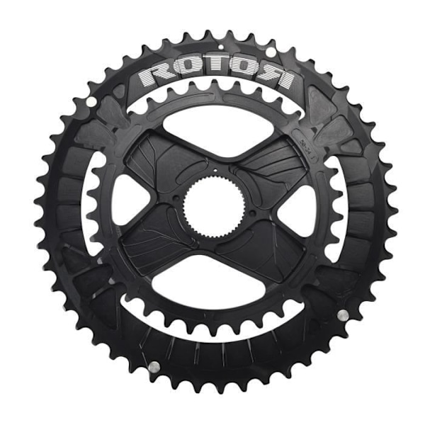 Rotor DM Round Rings Chainrings - Svart - 50/34T - Herr - Vuxen