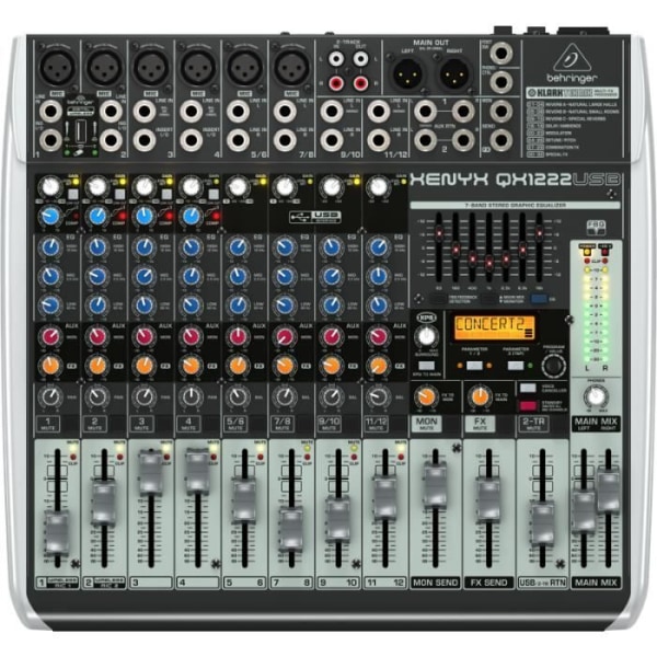 Behringer QX1222USB, 16 kanaler