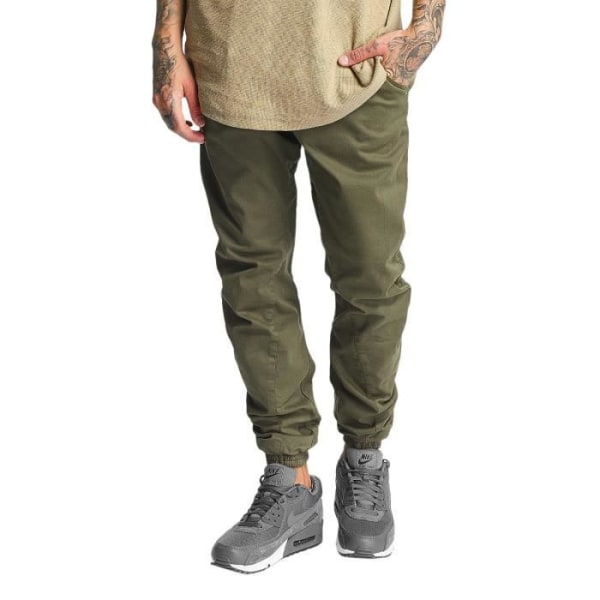 Urban Classics Herr Byxor & Shorts / Stretch joggingbyxor Oliv jag