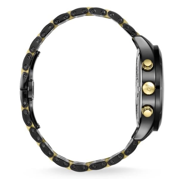 Thomas Sabo Klocka för Herr Rebel Urban Färg Guld Gul Svart Analog Quartz - WA0264-278-203-43 mm