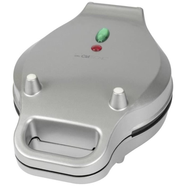 Clatronic WA 3772 Våffelmakare silver non-stick beläggning