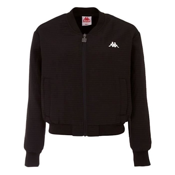 Sweat - KAPPA - Ilva Noir - Kvinna - Långa ärmar - Huva Svart M