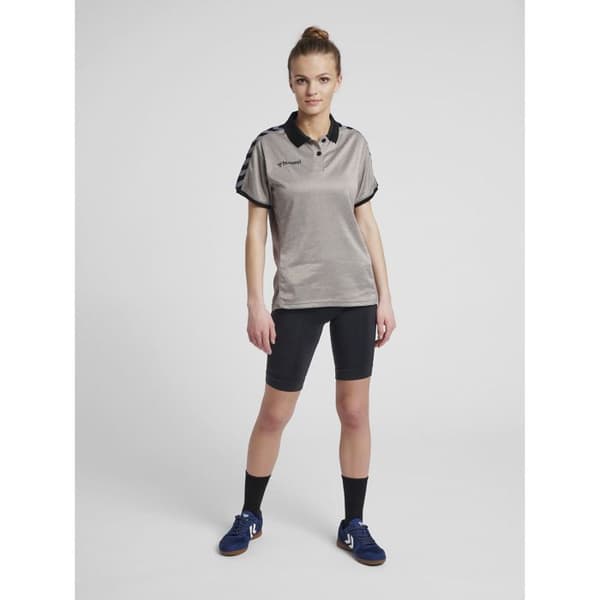 Hummel Authentic Functional pikétröja för kvinnor gråmelerad S