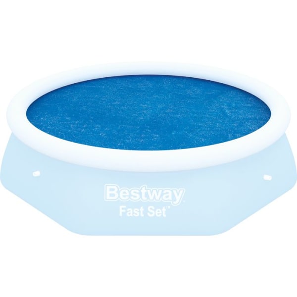 Solskydd för rund pool 244cm - Bestway - Diameter 210cm - Blå Blå