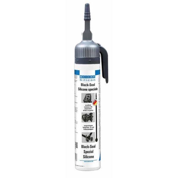 Tätningsmedel - Weicon tätningsmedel - 13051200-16 - Black-Seal Silikonlim 200 ml Presspack Svart/grå