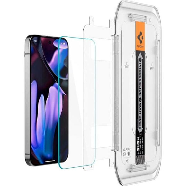 Fodral till Google Pixel 9 Pro XL (set 2) - Spigen Glas.tR EZ FIT - Genomskinlig