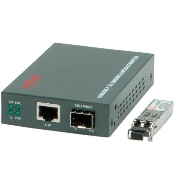 ROLINE RC1000SX/LC Gigabit Ethernet Fiberoptisk mediakonverterare - Multi-Mode - IEEE 802.3z