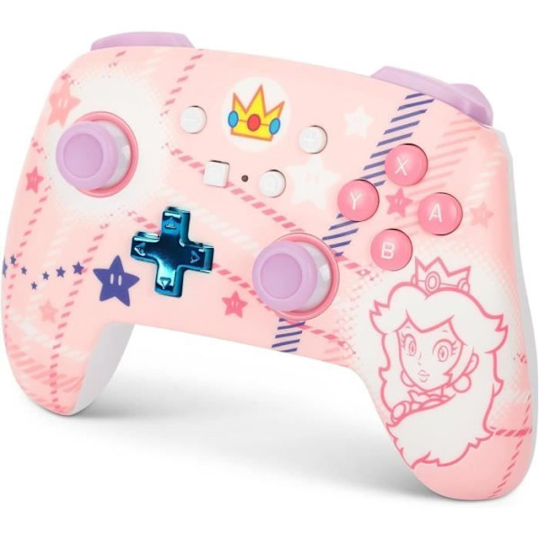Gamepad - POWER A - Nintendo Switch - Trådlös - Rosa - Peach persika