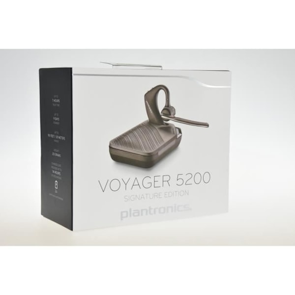 Plantronics Voyager 5200 Bluetooth-headset med bärbart strömfodral