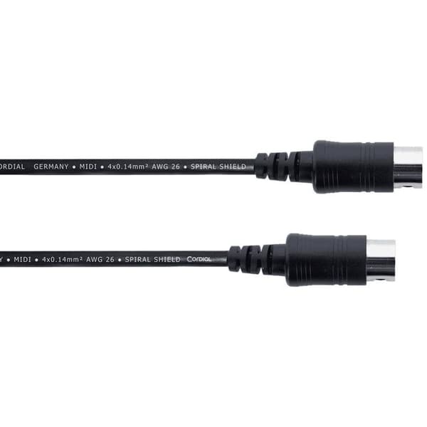 Cordial ED 1.5 AA ELEMENTS MIDI-kabel Svart