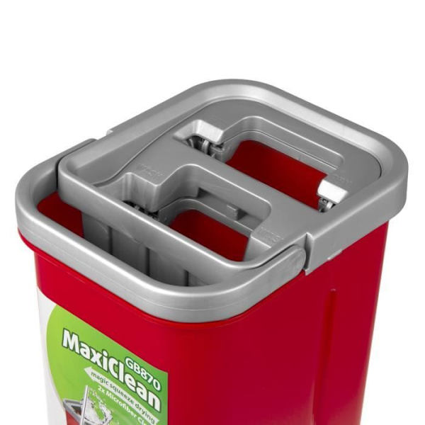 GreenBlue GB870 plattmopp med hink 2 i 1 5,7L golvmoppmoppsats 360° rengöringssystem Vridbart mopphuvud